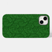 Green Paisley Case-Mate iPhone Case (Achterkant (horizontaal))