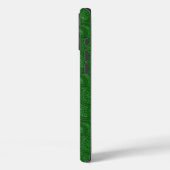Green Paisley Case-Mate iPhone Case (Achterkant / Links)
