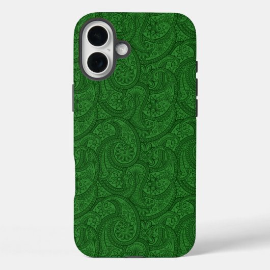 Green Paisley Case-Mate iPhone Case (Achterkant)