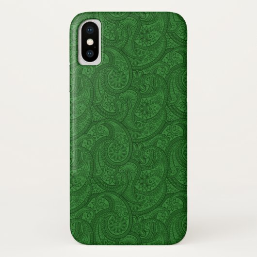 Green Paisley Case-Mate iPhone Case (Achterkant)
