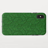Green Paisley Case-Mate iPhone Case (Achterkant (horizontaal))