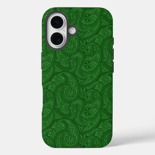 Green Paisley Case-Mate iPhone Case (Achterkant)