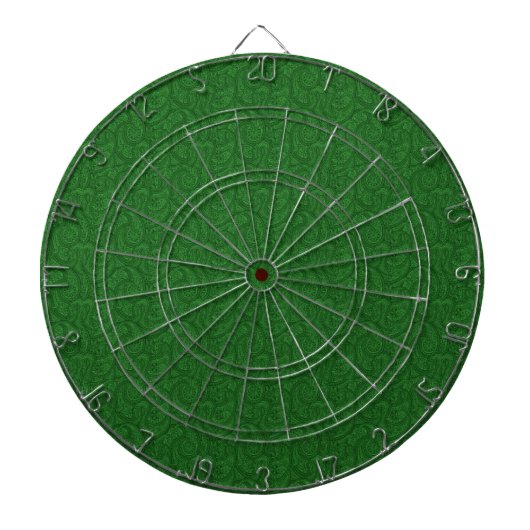 Green Paisley Dartbord (Voorkant)