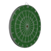 Green Paisley Dartbord (Voorkant Links)