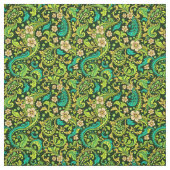 Green Paisley Design Stof (Swatch)