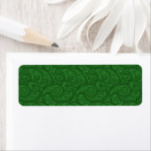 Green Paisley Etiket (Insitu)
