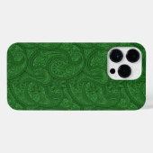 Green Paisley iPhone Hoesje (Achterkant horizontaal)