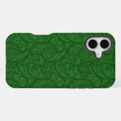 Green Paisley iPhone Hoesje (Achterkant horizontaal)