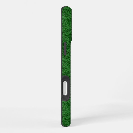 Green Paisley iPhone Hoesje (Rechterkant)