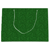 Green Paisley Large Cadeautasje (Voorkant)