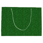 Green Paisley Large Cadeautasje (Achterkant)