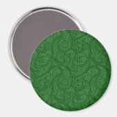 Green Paisley Magneet (Voorkant / Achterkant)