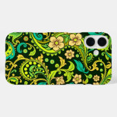 Green Paisley Pattern Case-Mate iPhone Case (Achterkant (horizontaal))