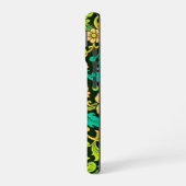 Green Paisley Pattern iPhone 16 Hoesje (Linkerkant)