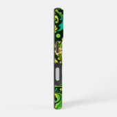 Green Paisley Pattern iPhone 16 Hoesje (Rechterkant)
