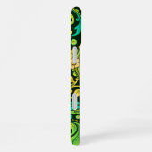 Green Paisley Pattern iPhone Hoesje (Rechterkant)