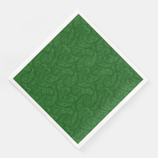 Green Paisley Servet (Hoek)