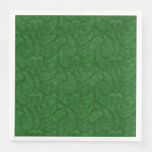 Green Paisley Servet (Voorkant)