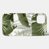 Green Palm Banana Leaves Bliss 1 #art #natuur Case-Mate iPhone Case (Achterkant (horizontaal))