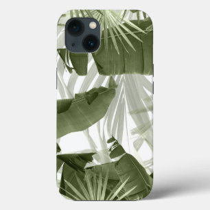 Green Palm Banana Leaves Bliss 1 #art #natuur Case-Mate iPhone Case
