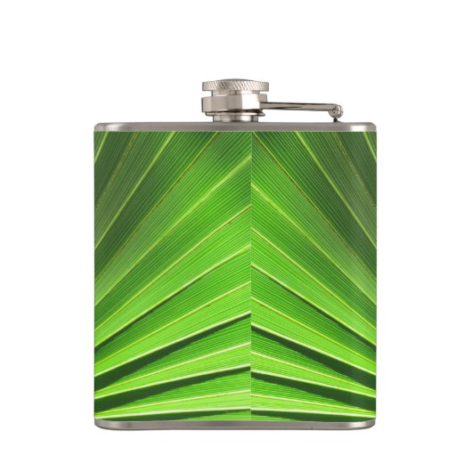 Green Palm Frond Heupfles (Achterkant)