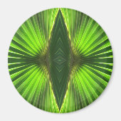 Green Palm Frond Magneet (Voorkant)