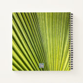 Green Palm Frond sketchbook Notitieboek (Achterkant)