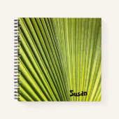 Green Palm Frond sketchbook Notitieboek (Voorkant)