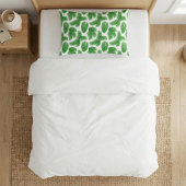Green Palm Leaf Tropical Pattern Kussensloop