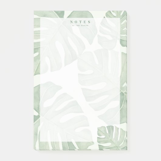 Green Palm Plant Post-it Notes (Voorkant)