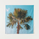 Green palm tree wandkleed (Voorkant)