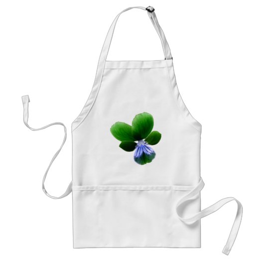 Green Pansy Apron Standaard Schort (Voorkant)