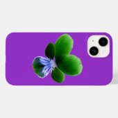 Green Pansy Case-Mate iPhone Case (Achterkant (horizontaal))