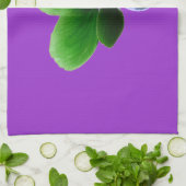 Green Pansy Kitchen Towel Theedoek (Gevouwen)
