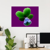 Green Pansy Print (Thuiskantoor)