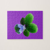 Green Pansy Puzzle Legpuzzel (Horizontaal)