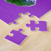 Green Pansy Puzzle Legpuzzel (Zijkant)