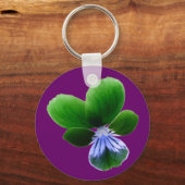 Green Pansy Sleutelhanger (Voorkant)