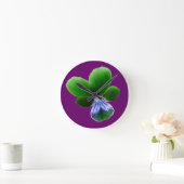 Green Pansy Wall-kast Ronde Klok (Huis)