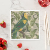 -Green-papegaai Servet (Insitu)