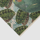 -Green-papegaai Tissuepapier (Detail)