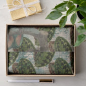 -Green-papegaai Tissuepapier (Geschenk)