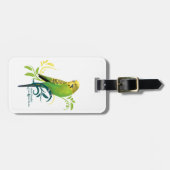 Green Parakeet Bagagelabel (Voorkant horizontaal)