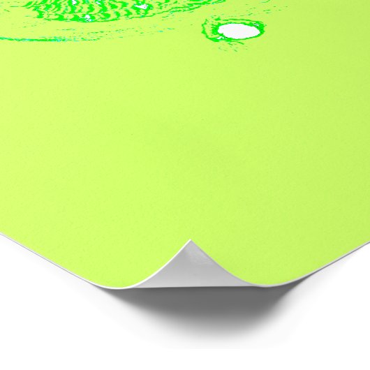 Green Parakeet Poster (Hoek)