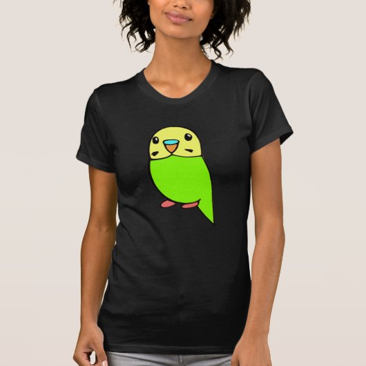 Green Parakeet T shirt (Voorkant)