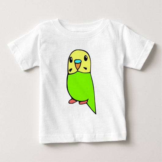 Green Parakeet T shirt (Voorkant)