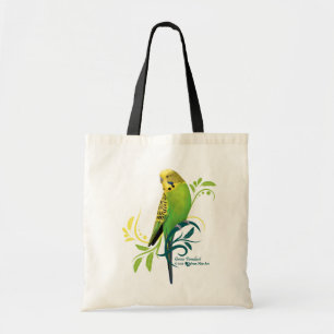Green Parakeet Tote Bag