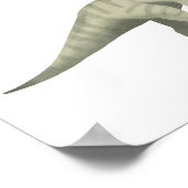 Green Parasaurolophus Dinosaur Poster (Hoek)