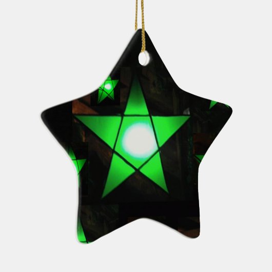 Green Parol Keramisch Ornament (Rechts)