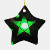 Green Parol Keramisch Ornament (Voorkant)